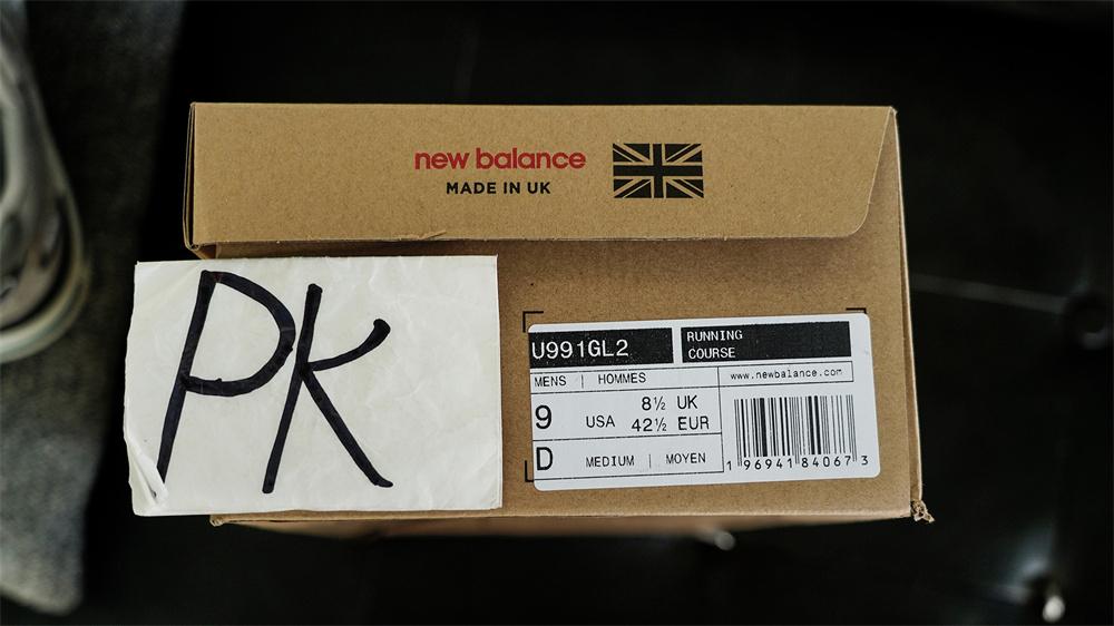 PK GOD New Balance 991 GL2 RETAIL MATERIALS READY TO SHIP